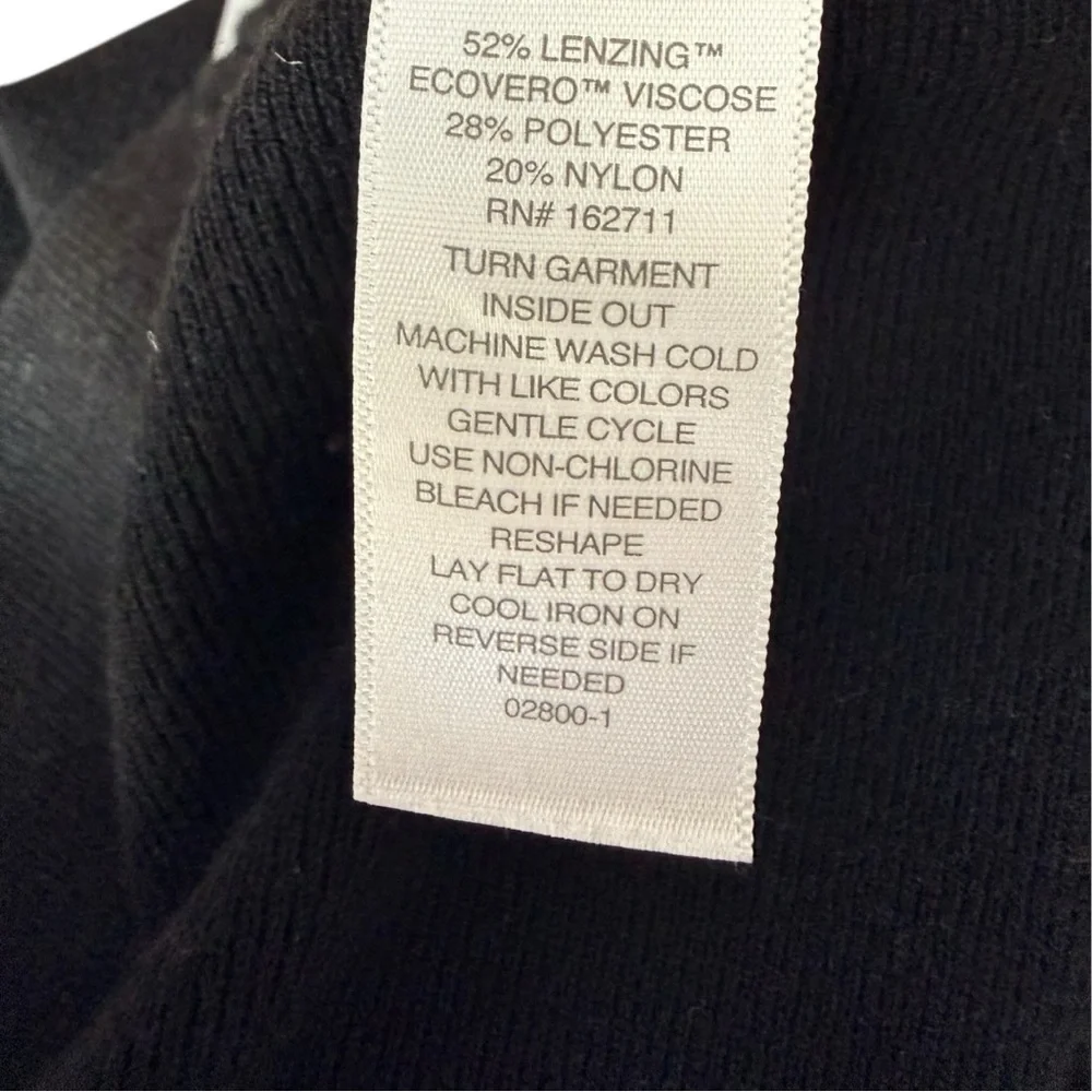 Liz Claiborne Elegant Black A-Line Skirt